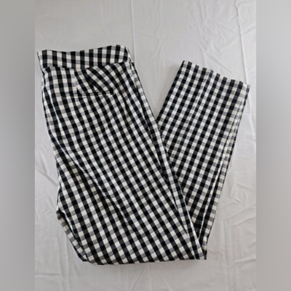 Vintage Ralph Lauren Gingham Cigarette Pants 8 - Picture 1 of 5